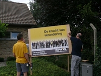 N-VA Affligem start verkiezingscampagne 2012 : de groepsaffiche